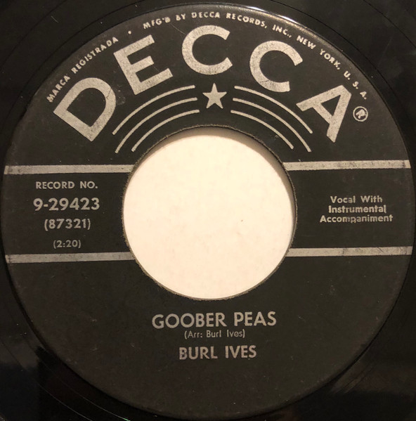 Goober Peas / The Ballad Of Davy Crocket