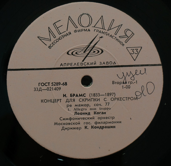 Concerto For Violin And Orchestra In D Major, Op. 77