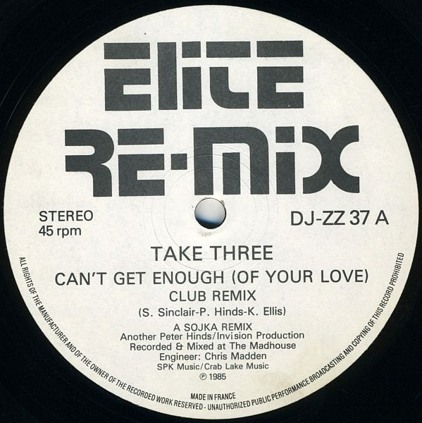 Can't Get Enough (Of Your Love) Remix