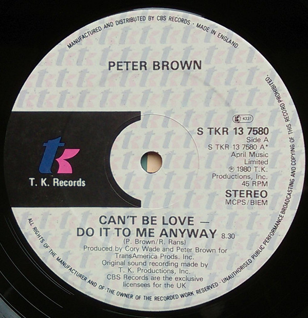 Can't Be Love - Do It To Me Anyway
