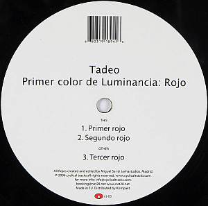 Primer Color De Luminancia: Rojo