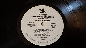 Saxophone Colossus And More