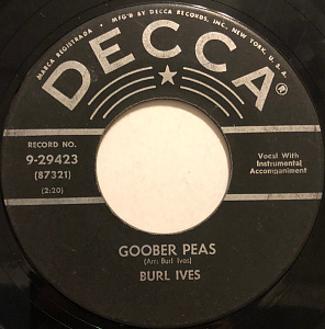 Goober Peas / The Ballad Of Davy Crocket