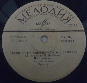 Песни Из К/ф "Между Небом И Землей"