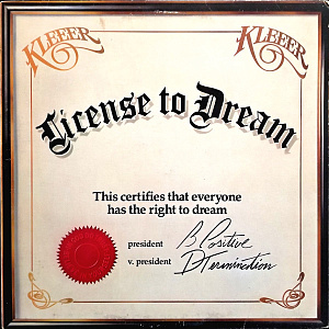 License To Dream