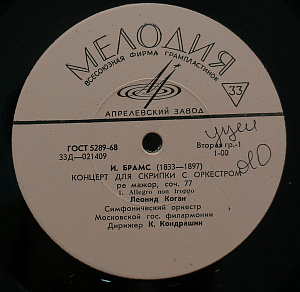 Concerto For Violin And Orchestra In D Major, Op. 77