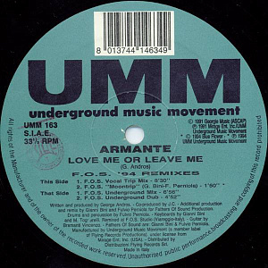 Love Me Or Leave Me (F.O.S. '94 Remixes)