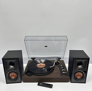 YAMAHA YP-511 + KLIPSCH R-41PM проигрыватель и активные колонки