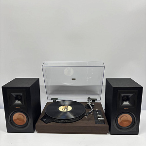 Yamaha YP-511 + Klipsch R-15PM Виниловый проигрыватель и активные колонки
